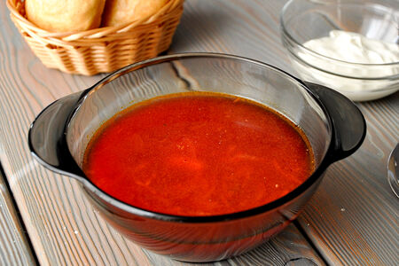 Борщ со свининой