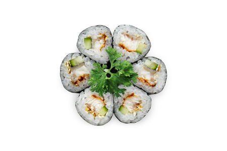 Ролл с угрём