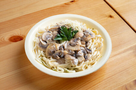 Паста с грибами