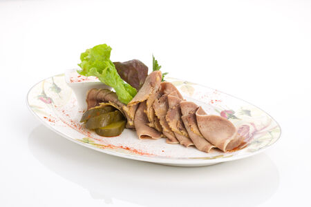 Язык с хреном