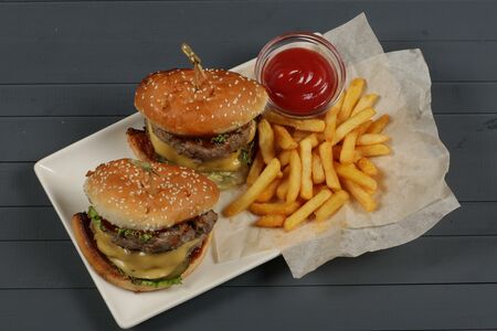 Комбо Бургер гриль с говядиной