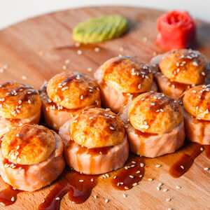 Ролл Филадельфия запеченная