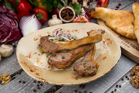 Шашлык из корейки ягненка