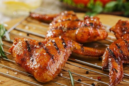 Шашлык из куриных крыльев