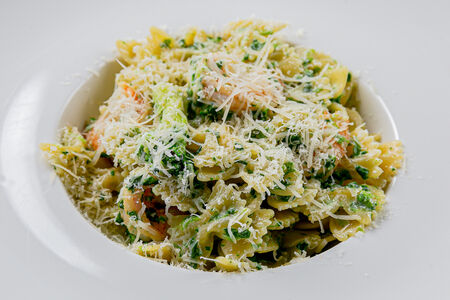 Паста Фарфалле с креветками