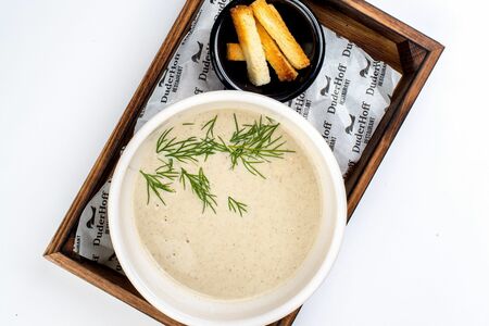 Крем-суп с грибами