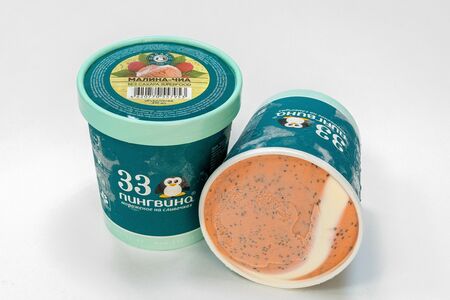 Мороженое Малина с семенами чиа (без сахара)