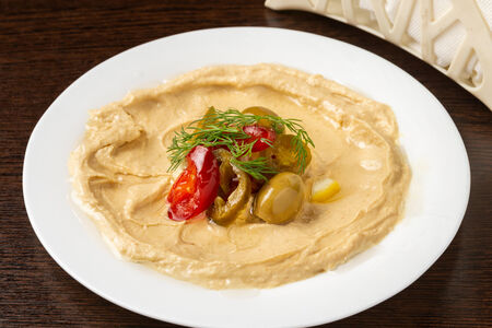 Хумус с оливковым маслом