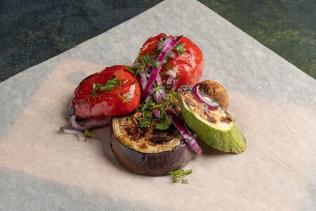 Овощи на мангале