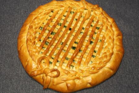 Пирог с мясом и картофелем