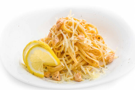 Паста с лососем