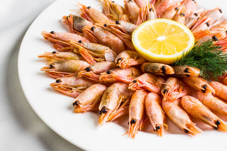 Креветки отварные