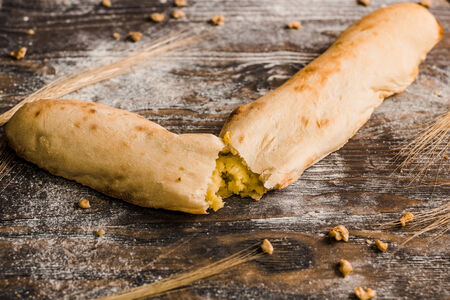 Багет по-грузински с картошкой