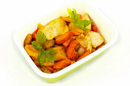 Жаркое Курица и грибы