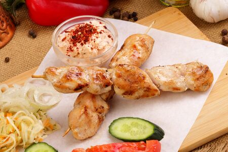 Шашлык из курицы