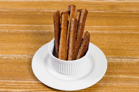 Гренки ржаные с чесноком и специями