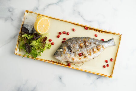 Дорадо на мангале