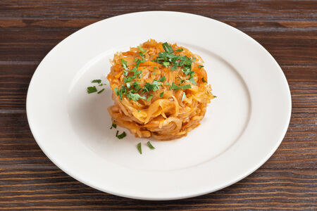 Тушёная капуста