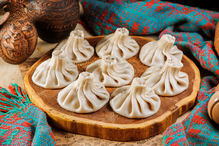 Хинкали с бараниной