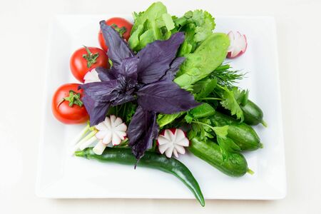 Бакинские овощи и зелень