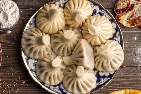 Хинкали с бараниной и говядиной (3шт.)