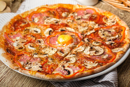 Пицца Кальцоне открытая