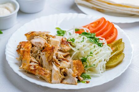 Шаурма от Шефа на тарелке