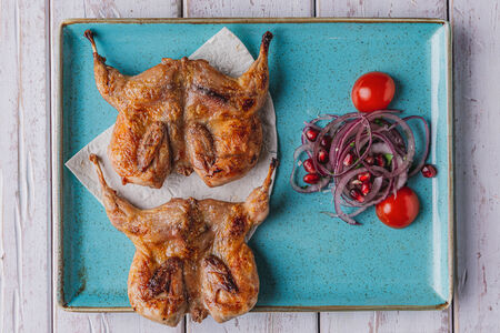 Перепелка на мангале