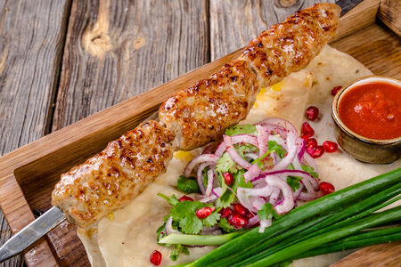 Люля-кебаб из цыпленка