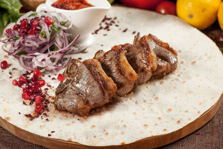 Шашлык из баранины (почечная часть)