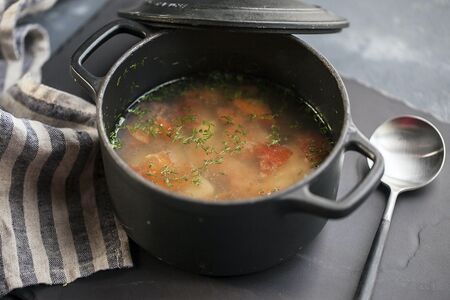 Уха из судака с дымком