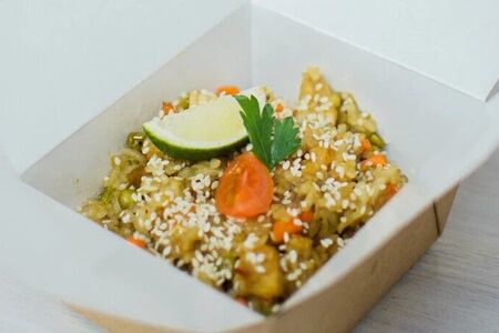 Рис с курицей