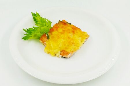 Филе горбуши запеченное по-царски