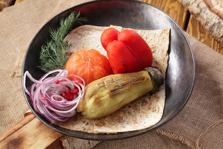 Шашлык из овощей