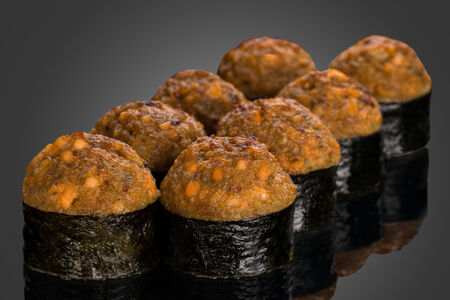 Запеченный сурими с лососем