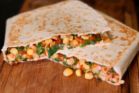 Кесадилья с курицей