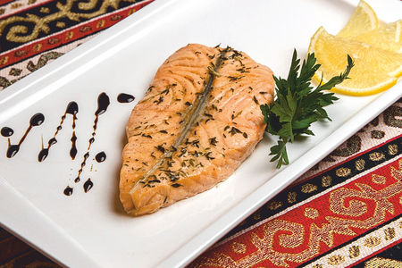 Стейк лосося