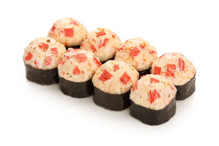 Запечённый ролл Двойной краб