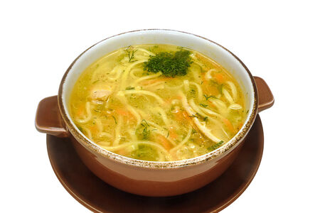 Домашняя суп-лапша с курицей