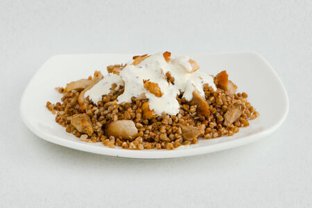 Гречка с куриной грудкой