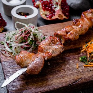 Шашлык из cвинoго ребра