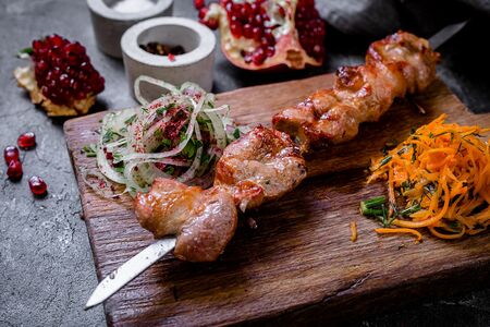 Шея свиная на углях