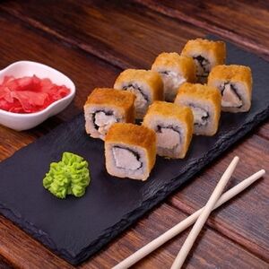Ролл жареный с крабом