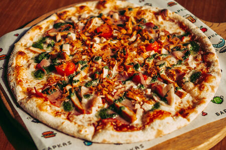 Пицца мясная Барбекю c соусом блю чиз