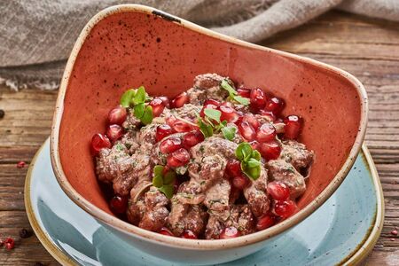 Лобио с орехами