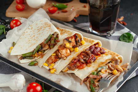 Кесадия с курицей