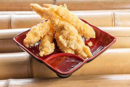 Креветки в темпуре