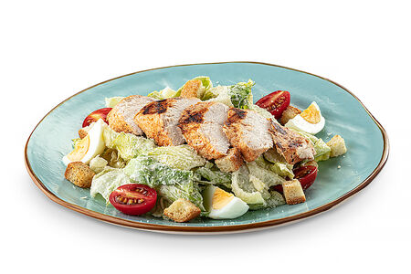 Салат Цезарь с курицей