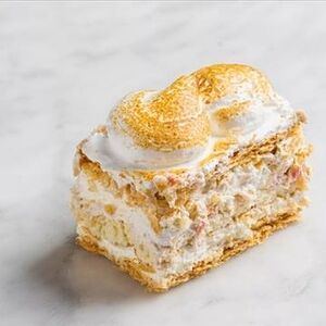 Пирожное Мильфей с малиной