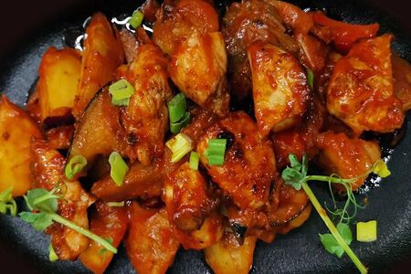 Сковорода от Шефа с грудкой цыпленка